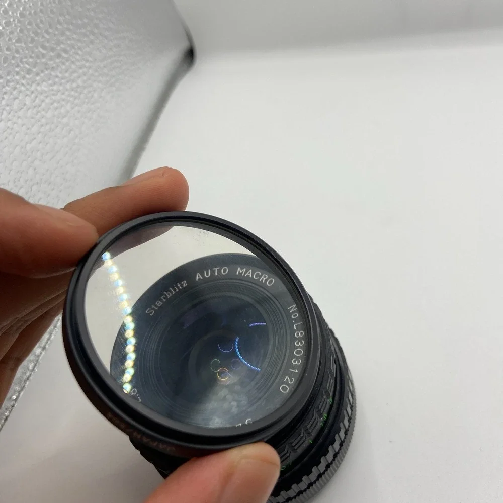 Vintage Starblitz Auto Macro Lens Black 28mm f/2.8 Manual Focus for SLR Cameras